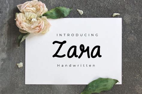 Zara Font | Letterayu Studio | FontSpace