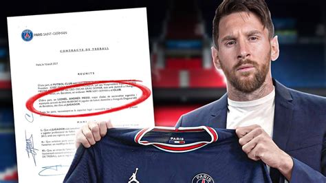 REVEALED: The SECRET DETAILS Of Lionel Messi's PSG Contract! | Transfer ...