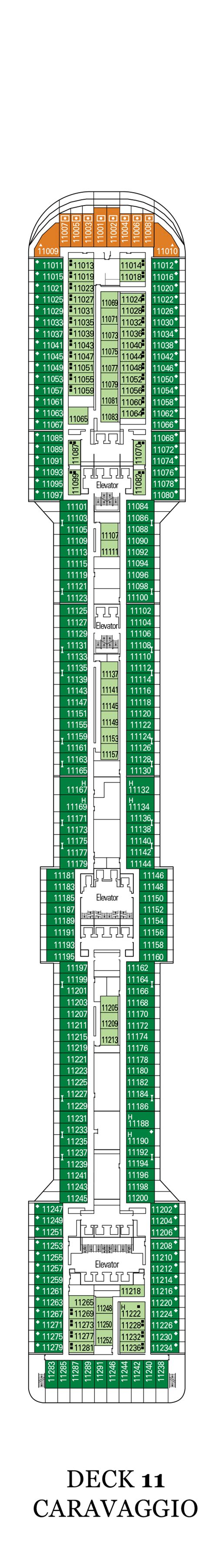 MSC Splendida Deck Plans | CruiseInd