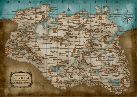 Map (Skyrim)/Locations | Elder Scrolls | FANDOM powered by Wikia