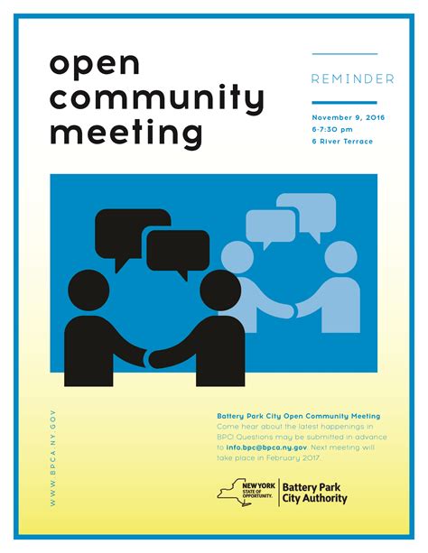 BPC Open Community Meeting – November 9, 2016 - BATTERY PARK CITY AUTHORITY