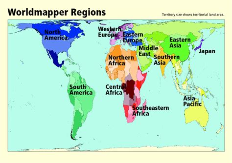 World Regions Map Central Asia - canvas-spoon