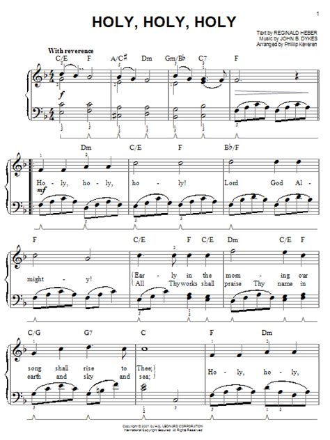 Holy, Holy, Holy | Sheet Music Direct