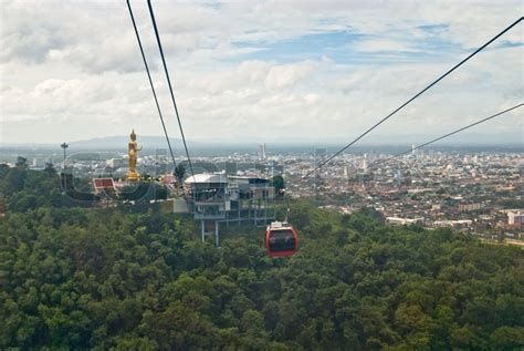 Cable Car at Hatyai Park , Hat Yai , ... | Stock Photo | Colourbox