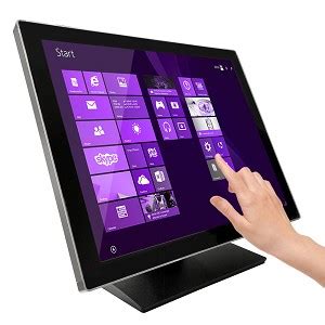 19" Pro Series Capacitive LED Backlit Multi-Touch Monitor, True Flat ...