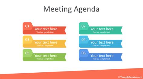 Meeting Agenda PowerPoint Template - Templateswise.com