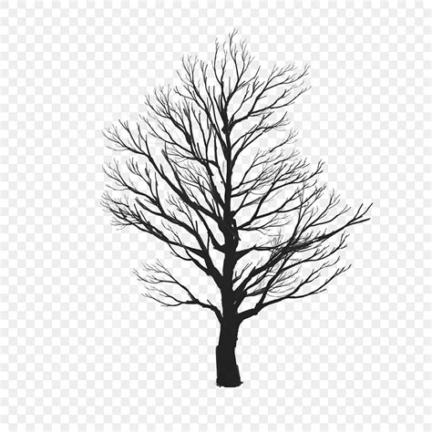 Trees Silhouette Transparent Background, Tree Vector Clipart, Tree ...