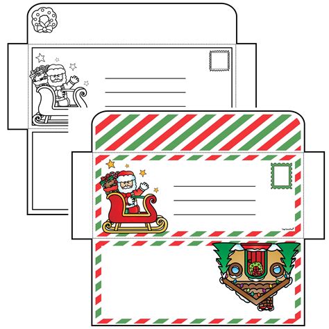 Letter to Santa Envelopes - Top Teacher