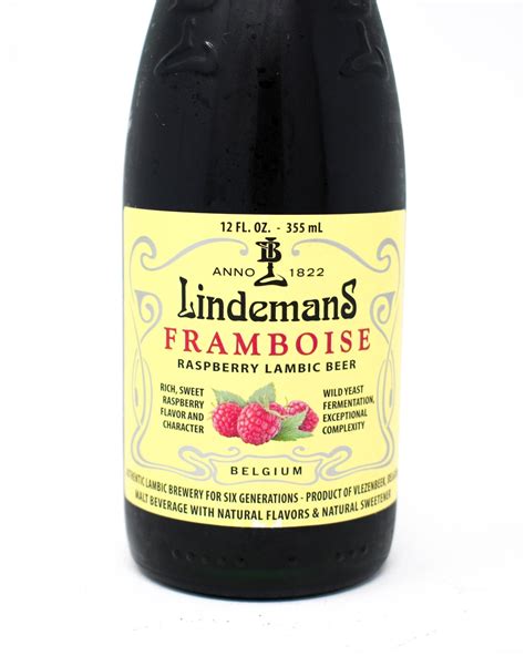 Lindemans, Framboise, Raspberry Lambic Beer, 12oz Bottle - Princeville ...