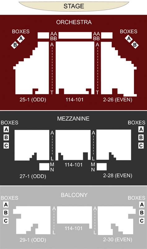 Shubert Theater Virtual Seating Chart | Cabinets Matttroy