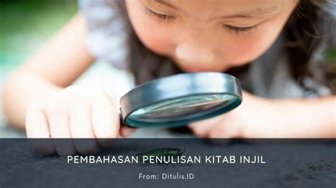 Kitab Injil Pada Awalnya Ditulis Dengan Bahasa Apa? Di 2024 – Ditulis.ID