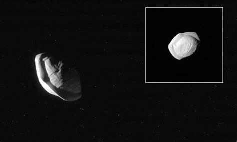 Cassini images reveal Saturn moon Pan's strange shape | Daily Mail Online