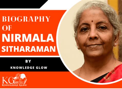 Nirmala Sitharaman Biography | Life, Career, Education, Family, Age ...