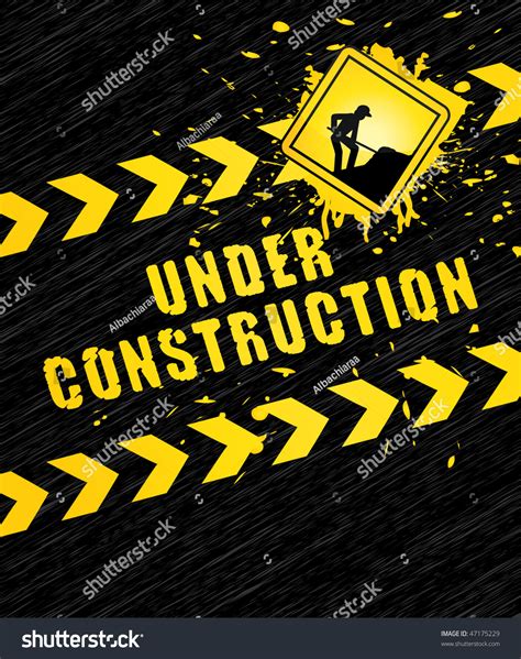 Under Construction Page Background Stock Illustration 47175229 ...