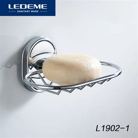 LEDEME Stainless Steel Bathroom Soap Holder Shower Soap Dish Bathroom ...