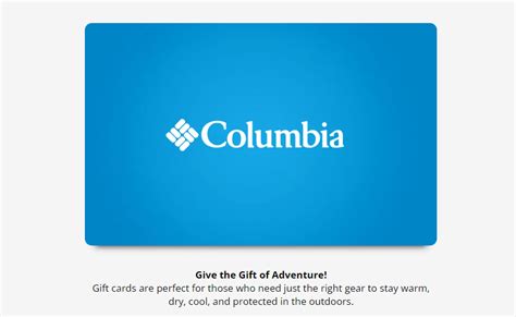 Gift Cards - Columbia