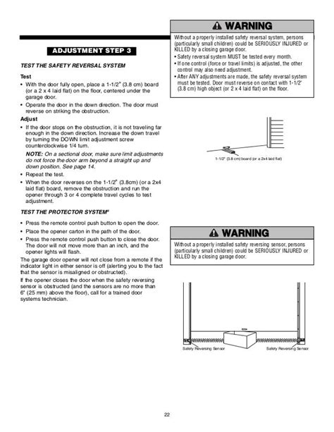 Chamberlain Garage Door Opener Manual