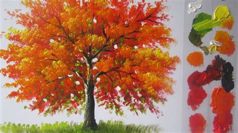 Fall Trees Painting