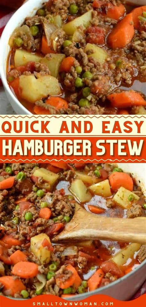 Easy hamburger stew – Artofit