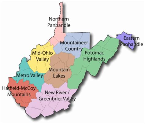 West Virginia State Parks Map - Printable Map