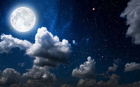 Download Star Starry Sky Moon Night Nature Sky HD Wallpaper