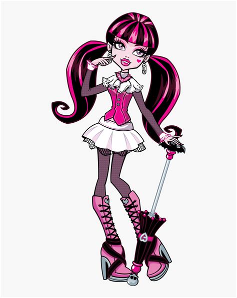 Draculaura Monster High Characters, HD Png Download - kindpng