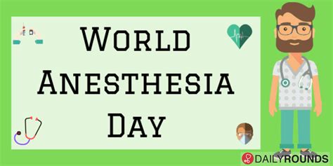 World Anesthesia Day: All citizens of the world can save a life ...