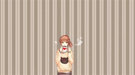 Anime Girl Coffee Wallpapers - Wallpaper Cave