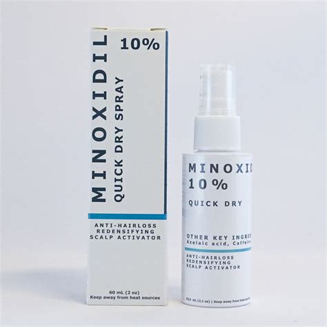 10% minoxidil - Fast Dry Spray With Azelaic Acid - Hair Medics UK