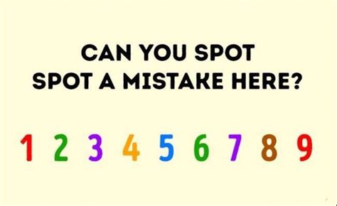 Find the mistake quiz - Raise Your Brain