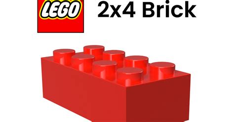 Lego 2x4 Brick by Jonatan Lepík | Download free STL model | Printables.com