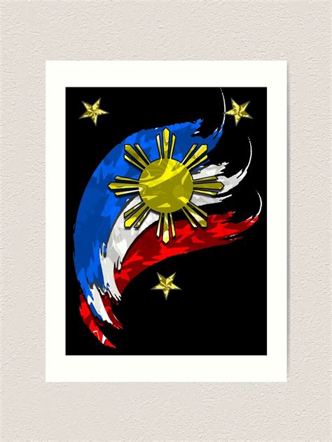 "Philippine Flag" Art Print for Sale by nostalgink | Redbubble