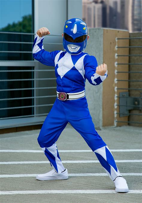 Power Rangers Boys Blue Ranger Costume