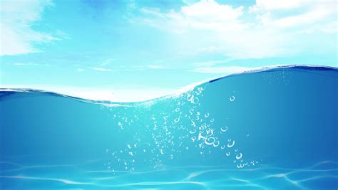 Clear Blue Water Waves Background Material, Blue, Water, Poster ...