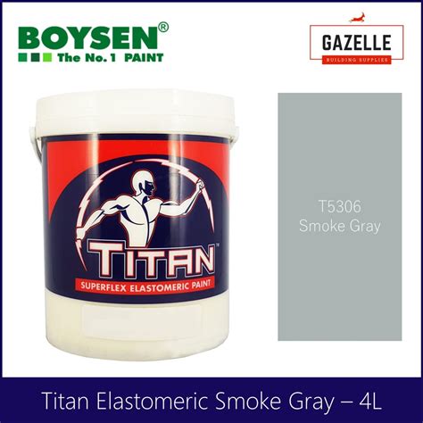 Titan Elastomeric Paint Smoke Gray - 4L | Lazada PH