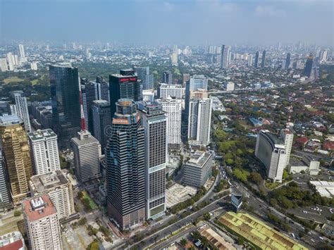 Metro Manila, Philippines - Northern Ortigas Skyline and the Distant ...