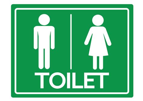 Toilet Signage Vector Art, Icons, and Graphics for Free Download