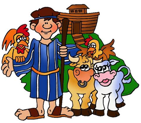 Evangeliza!: Figuras coloridas, Arca de Noé, animais.