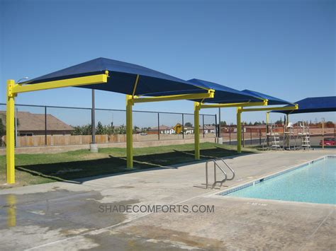 Cantilevered Shade Canopy Structures - Commercial - California