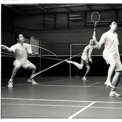 How do badminton players train?