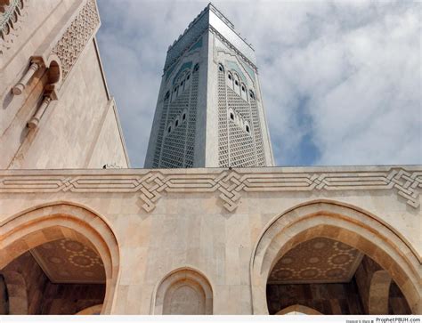 Square Minaret of Hassan II Mosque in Casablanca, Morocco – Casablanca ...