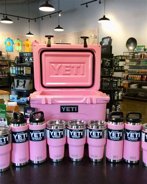 Limited Edition Pink Yeti Coolers and Drinkware