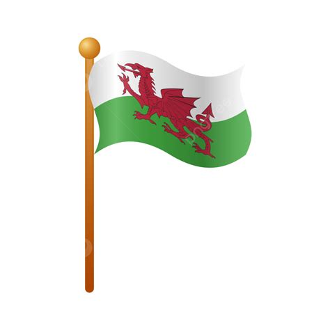 Wales Flag, Wales, Flag, Wales Flag Shinning PNG and Vector with ...