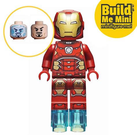 Iron Man Marvel LEGO Minifigure | Build Me Mini