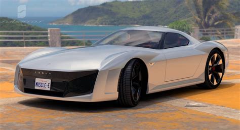 Tesla GT Muscle Car Design Project Looks Like It Came Straight From GTA ...