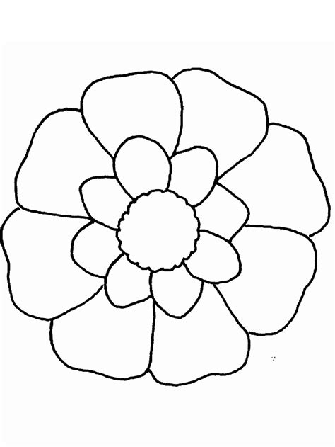 Cartoon Flower Coloring Pages