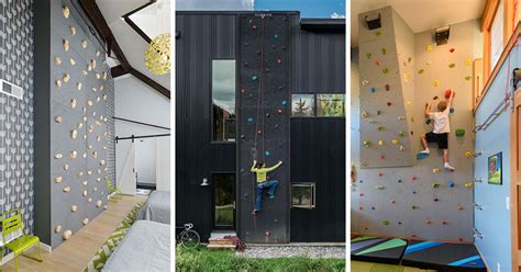 10 Modern Houses With Rock Climbing Walls