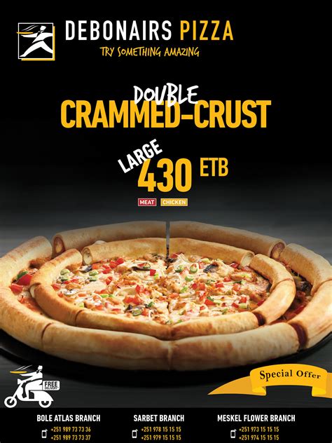 DEBONAIRS PIZZA DOUBLE CRAMMED-CRUST... - Debonairs Pizza ET