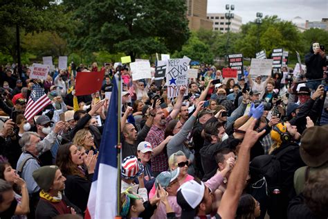 In photos: Groups protest coronavirus lockdowns across the U.S.