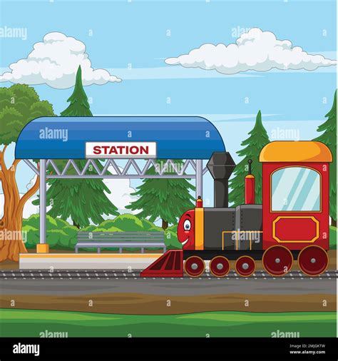 Top 159+ Train station cartoon images - Tariquerahman.net